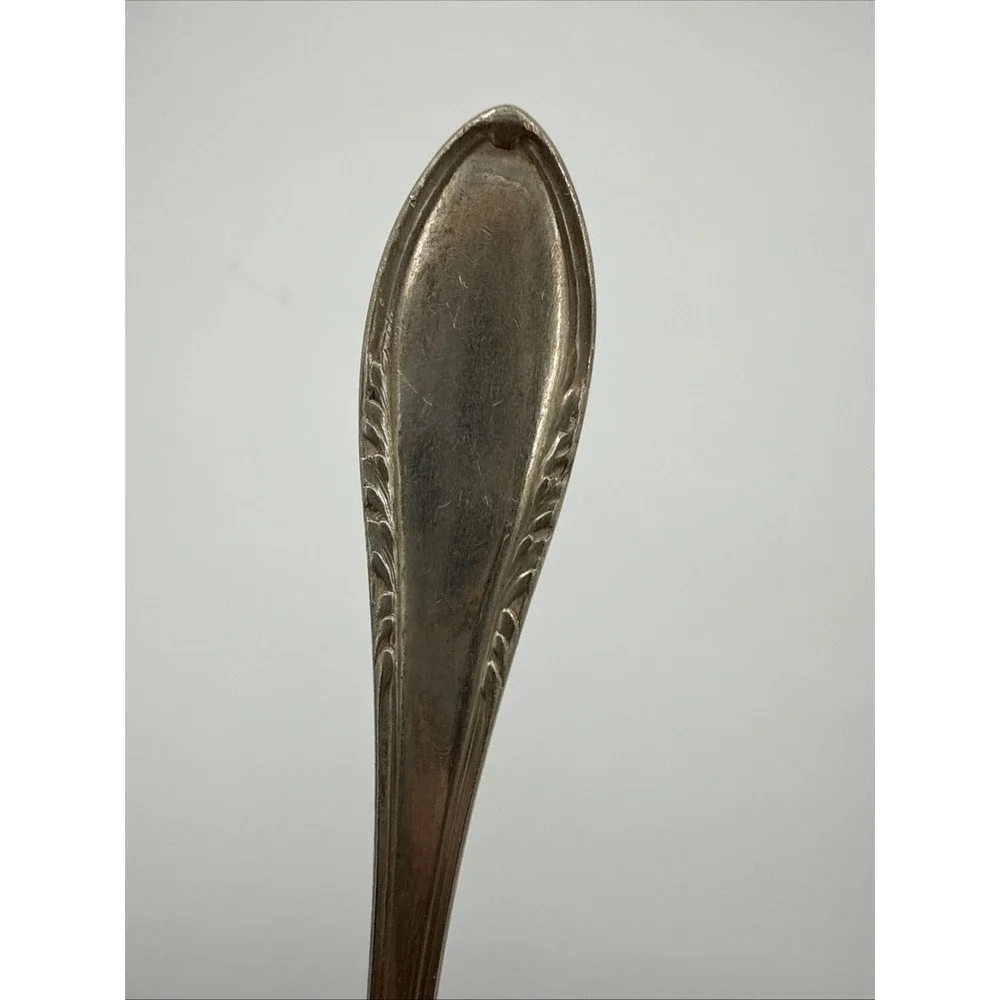 Antique Ilongib Silver 90 Silver Plated Spoon Early 20th Century European
